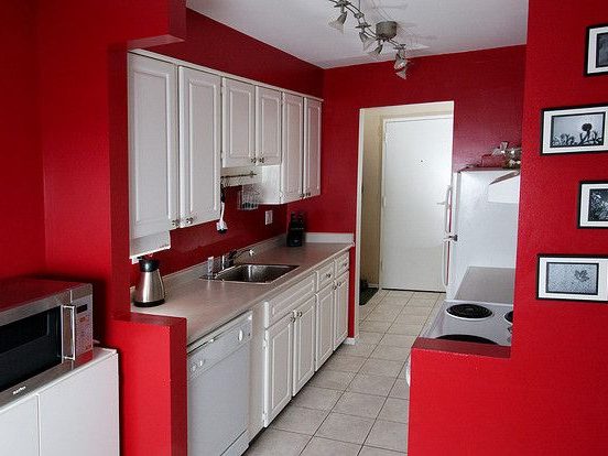 Red Kitchen Painting