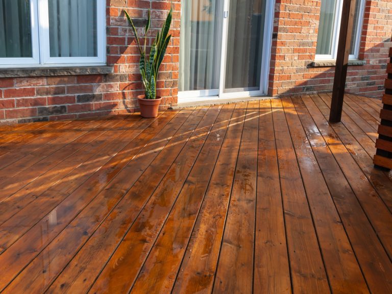 benefits of deck staining