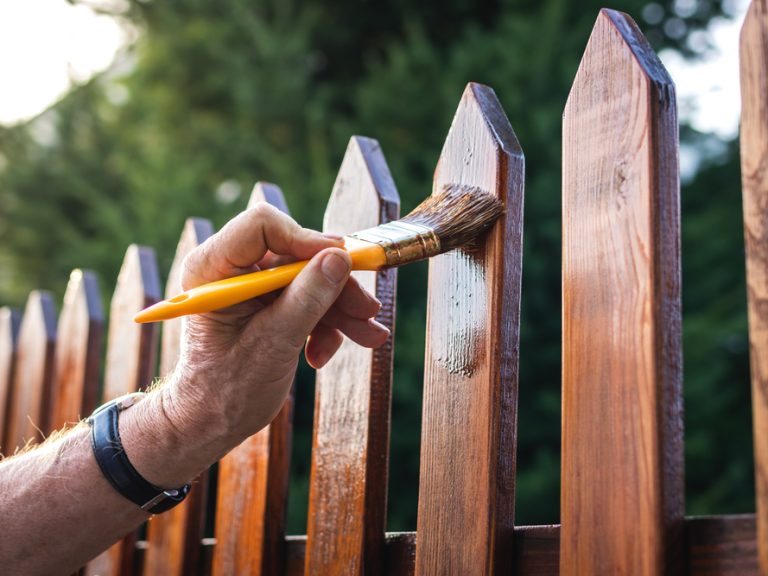fence painting