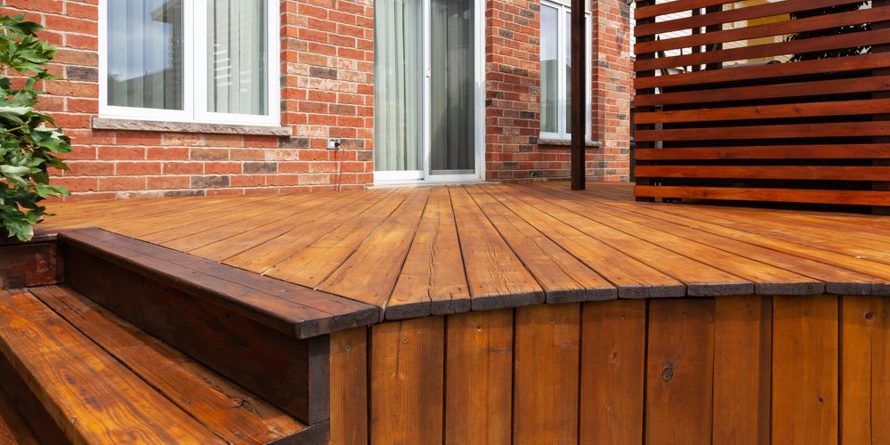 deck staining service in allen