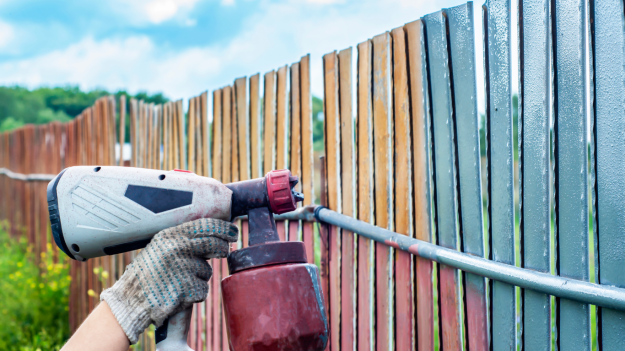 fence painting service