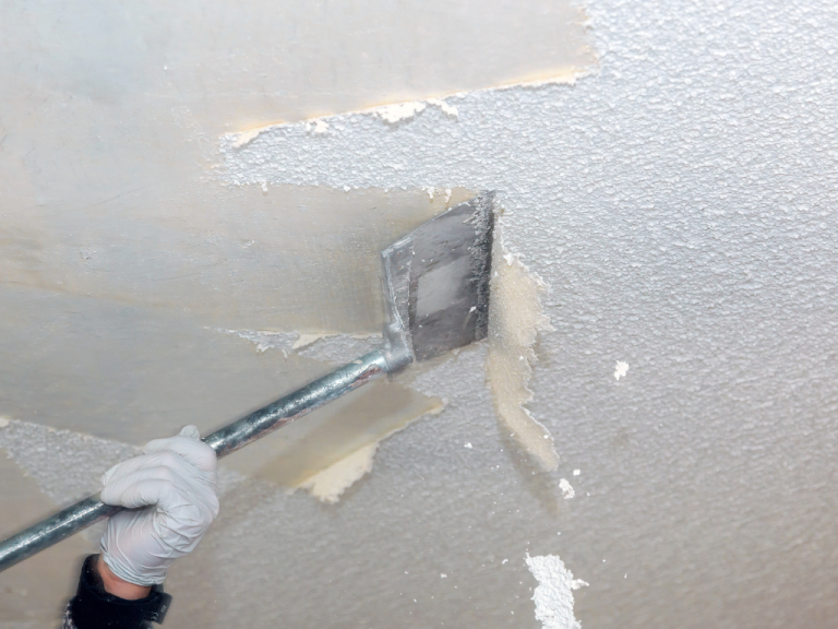 Achieving a Smooth Finish and Desired Wall Texture After Popcorn Ceiling Removal