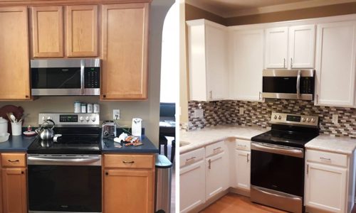 Cabinet Refinishing Project Kitchen Painting Near Me