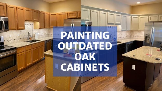 Painted Oak Cabinets Painted Oak Cabinets