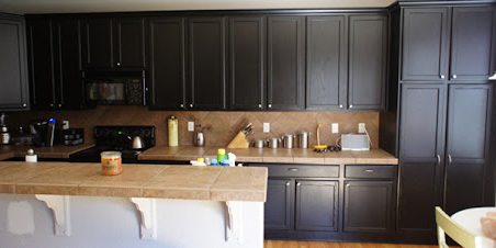 Painting Cabinets Black