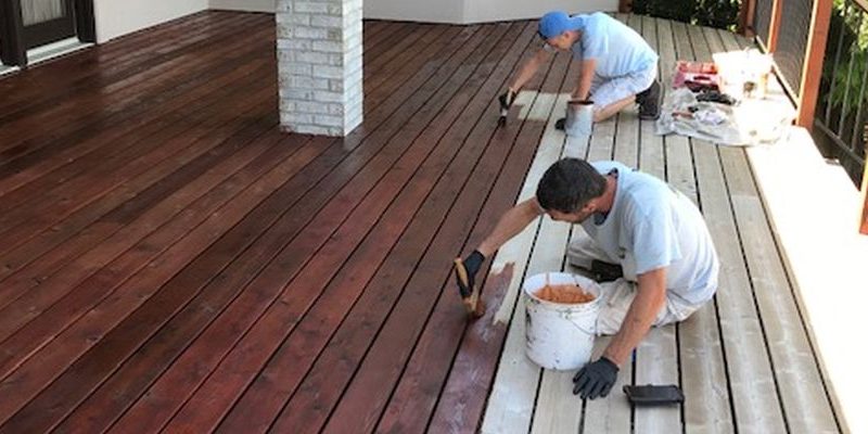 Deck Staining Service Deck Staining Service