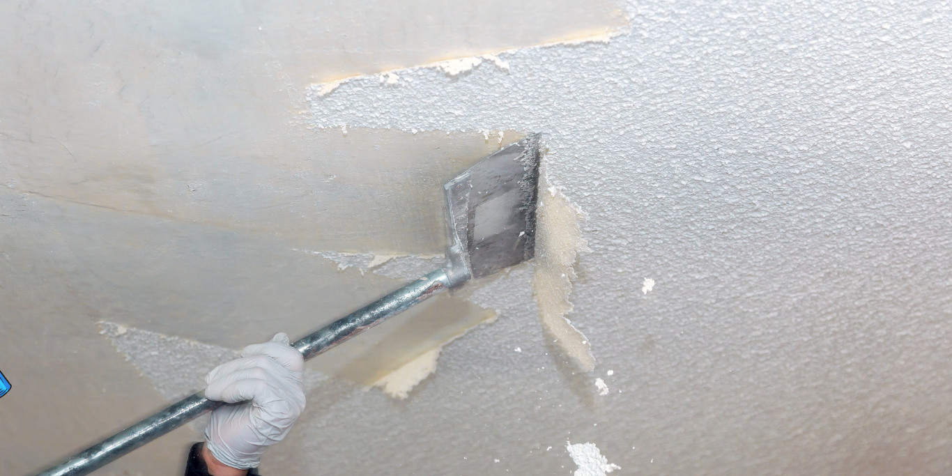 Achieving a Smooth Finish and Desired Wall Texture After Popcorn Ceiling Removal Achieving a Smooth Finish and Desired Wall Texture After Popcorn Ceiling Removal